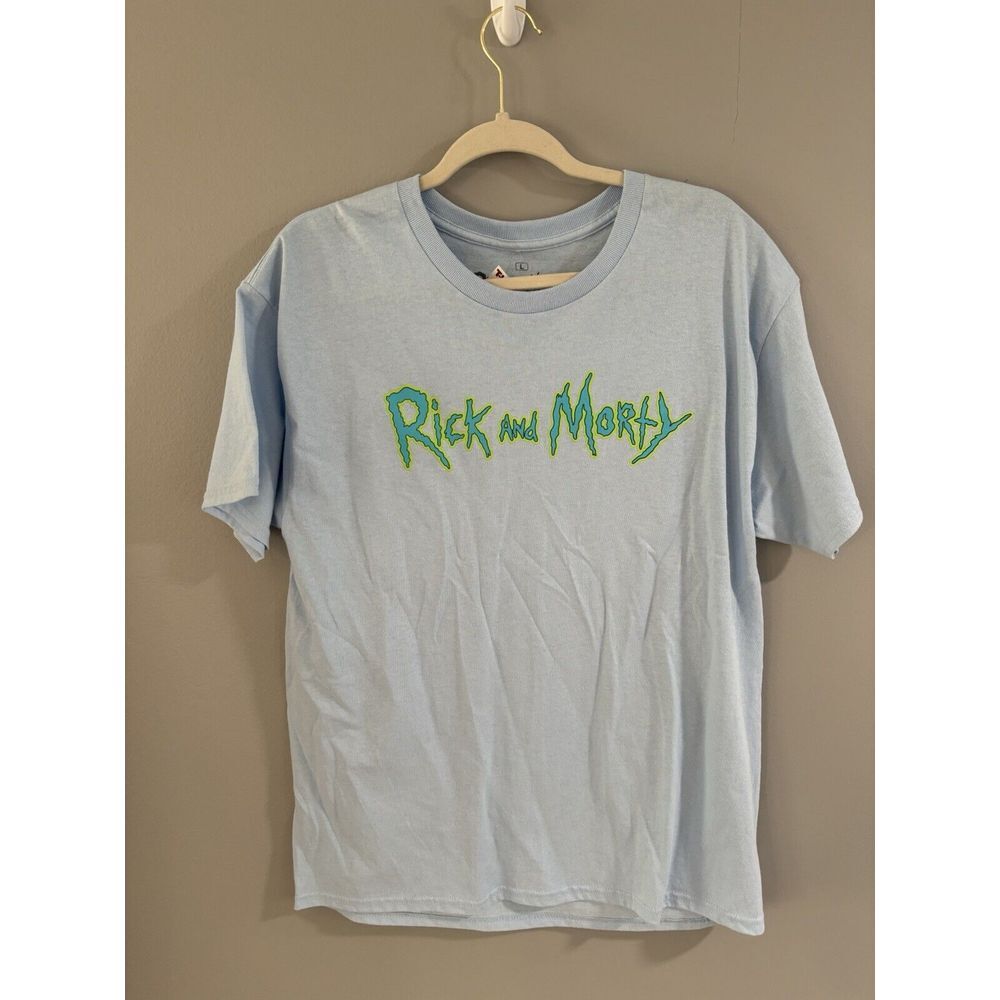 Rick and Morty Men's large‎ shirt Trippy Adult Swim